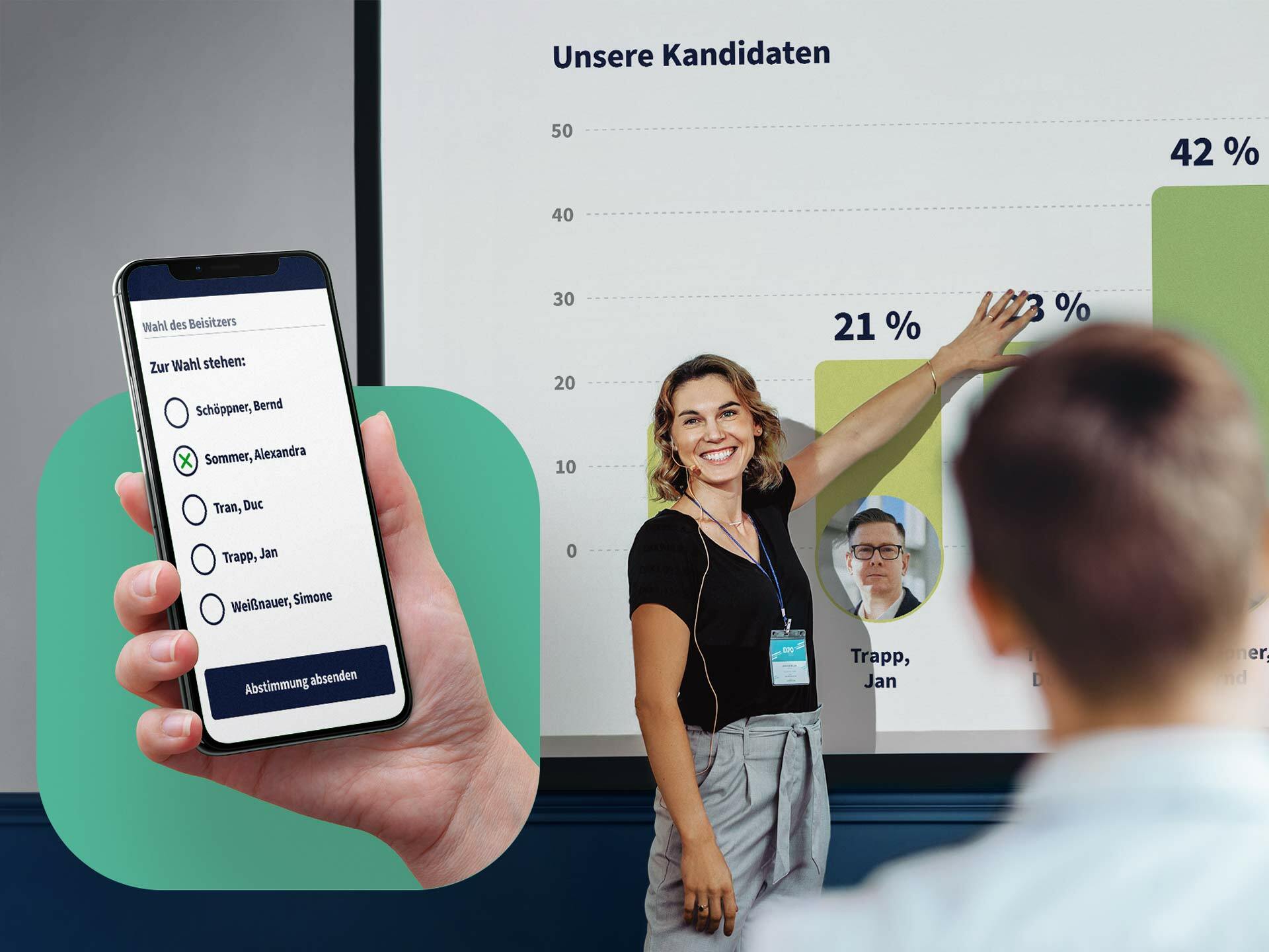 Wahlen schluss damit